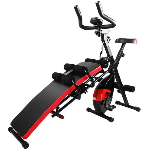 Appareil de fitness multifonction avec vélo et abdominaux